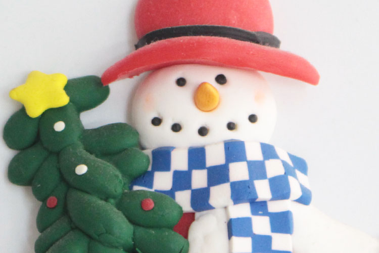 Fashion Style Polymer Clay Ornaments For Christmas