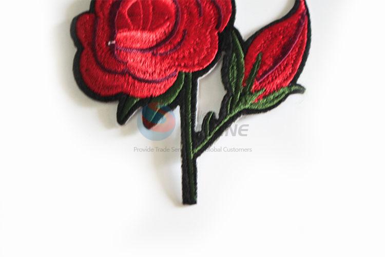 Factory Wholesale DIY Exquisite Flower Embroidered Sew On Patch