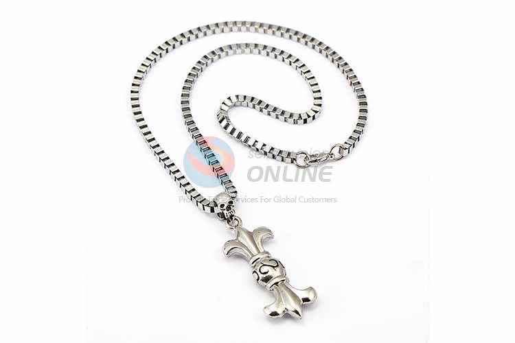 Skull Pendant Punk Zinc Alloy jewellery Necklace