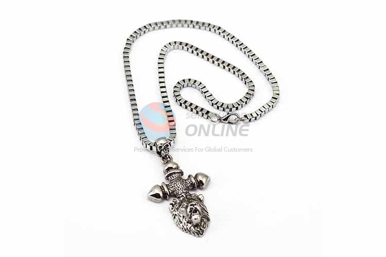 Cross Pendant Punk Zinc Alloy jewellery Necklace