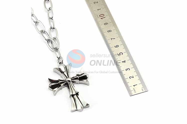 Cross Pendant Punk Zinc Alloy jewellery Necklace