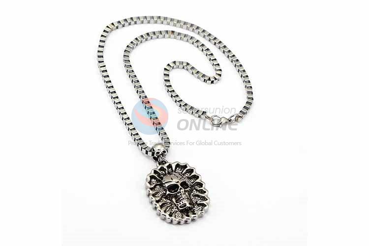 Skull Pendant Punk Zinc Alloy jewellery Necklace