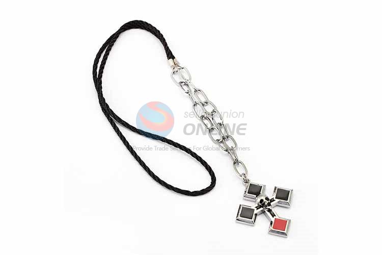 Cross Pendant Punk Zinc Alloy jewellery Necklace