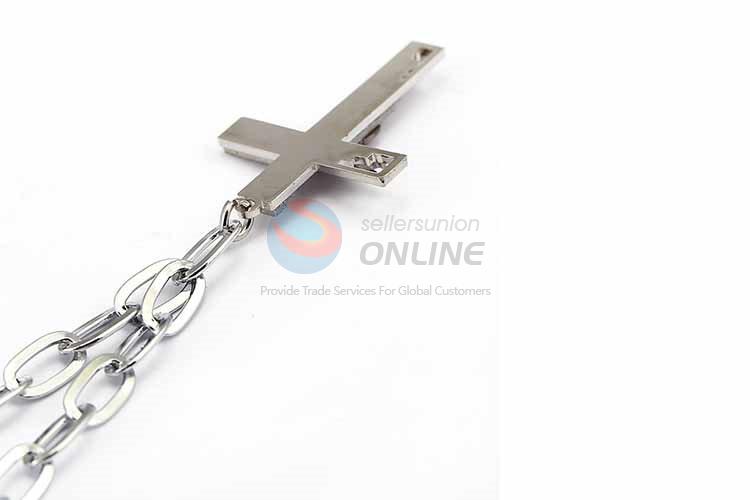 Cross Pendant Punk Zinc Alloy jewellery Necklace