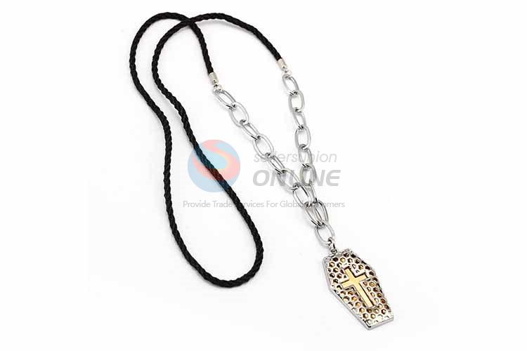 Cross Pendant Punk Zinc Alloy jewellery Necklace