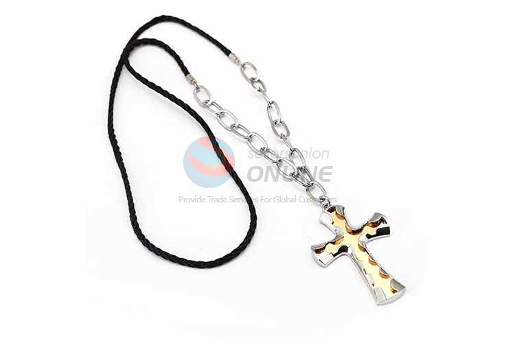 Cross Pendant Punk Zinc Alloy jewellery Necklace