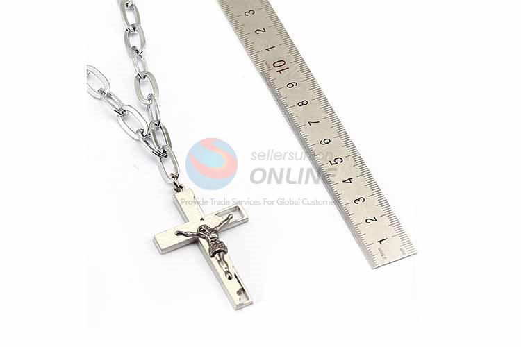 Cross Pendant Punk Zinc Alloy jewellery Necklace