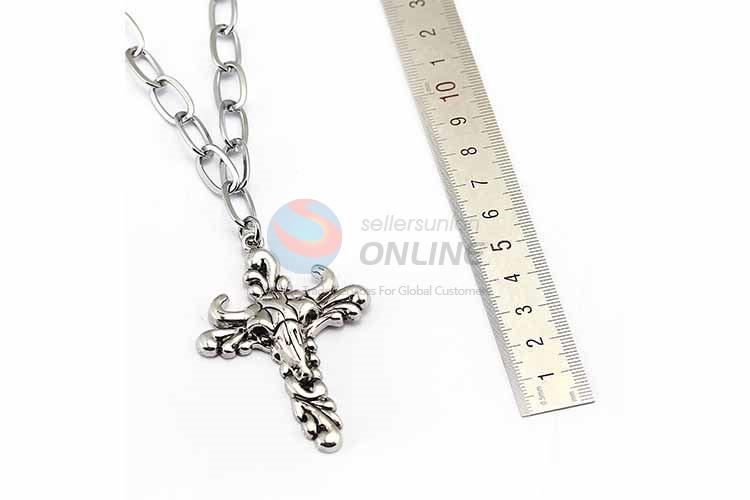 Cross Pendant Punk Zinc Alloy jewellery Necklace