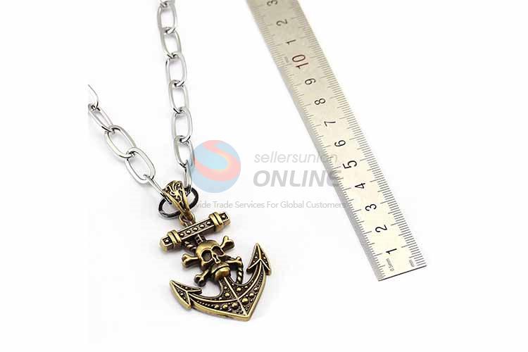 Skull Pendant Punk Zinc Alloy Jewellery Necklace