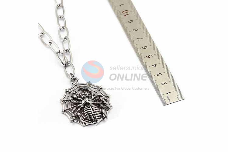 Spider Pendant Punk Zinc Alloy Jewellery Necklace