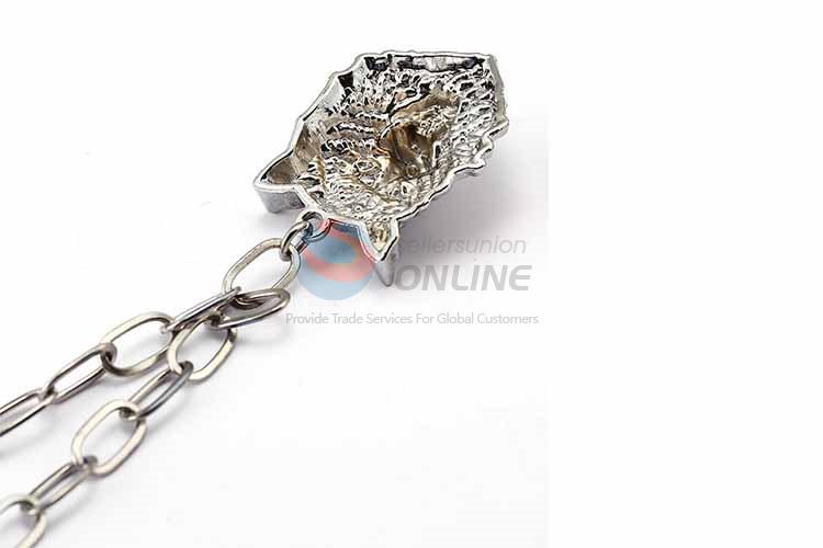 Cheetah Pendant Punk Zinc Alloy Jewellery Necklace