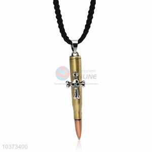 Bullet Shaped Punk Zinc Alloy Jewellery Necklace