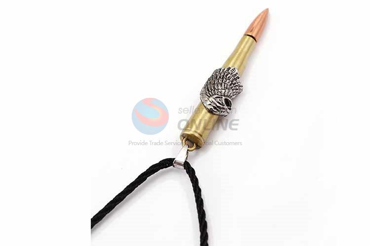 Bullet Shaped Punk Zinc Alloy Jewellery Necklace