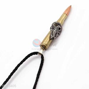 Bullet Shaped Punk Zinc Alloy Jewellery Necklace