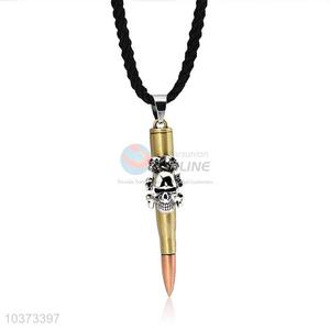 Bullet Shaped Punk Zinc Alloy Jewellery Necklace