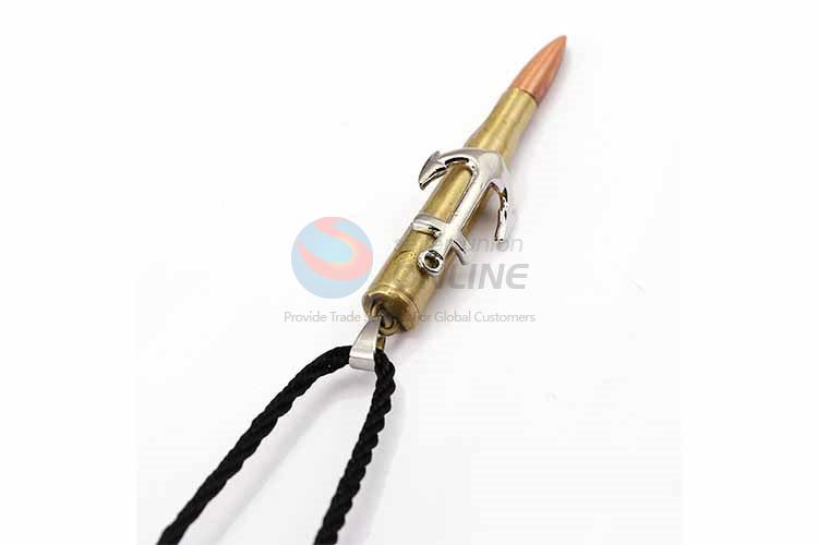 Bullet Shaped Punk Zinc Alloy Jewellery Necklace