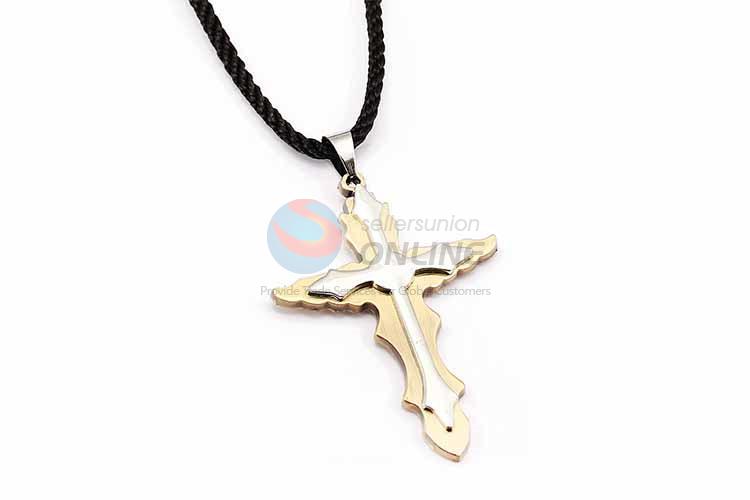 Cross Pendant Punk Zinc Alloy Jewellery Necklace