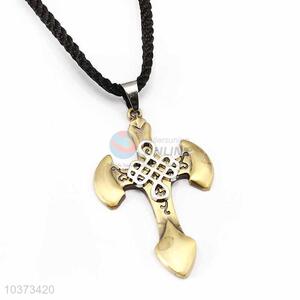 Cross Pendant Punk Zinc Alloy Jewellery Necklace