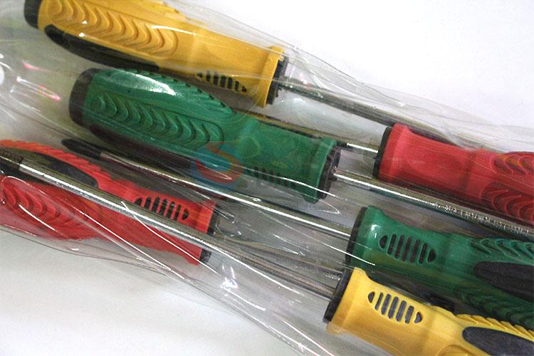 Comfortable colorful screwdriver set