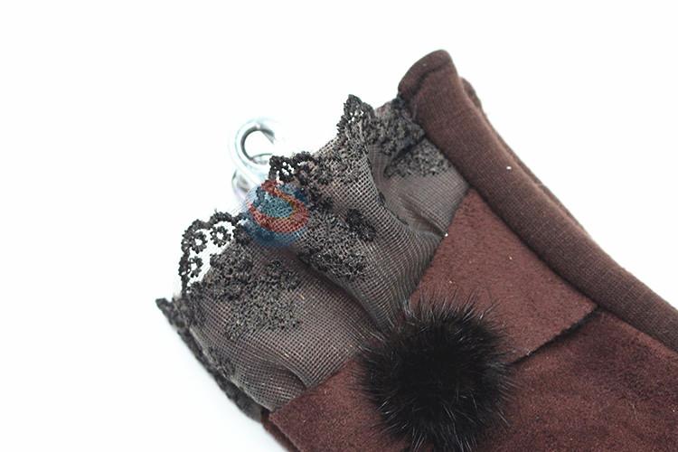 Wholesale custom women winter warm gloves outdoor gloves