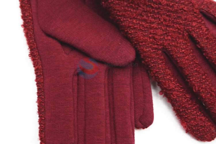 China factory women winter warm gloves outdoor gloves