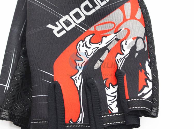 Bottom price hot selling men motorcycle half-finger gloves