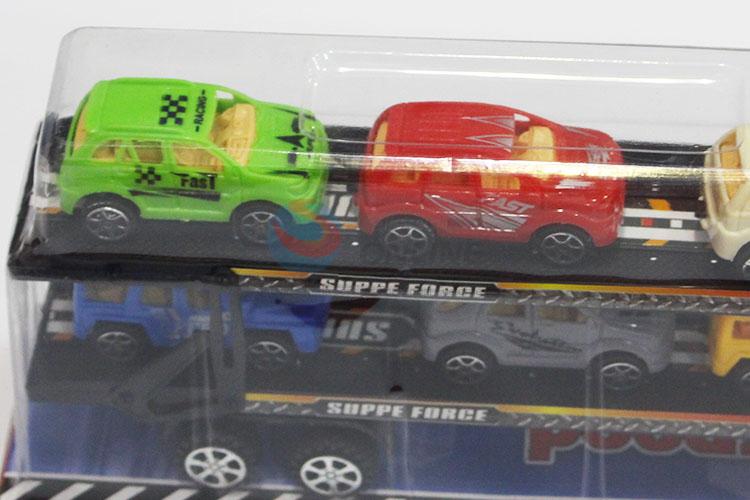 Best Selling Friction Drag Head Truck Toys with Cars