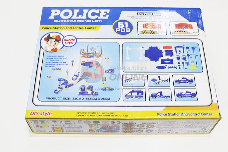 Police Car Parking Lot Kids Educational Toys