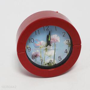 Cheap Desktop Alarm Clock in Round Shape