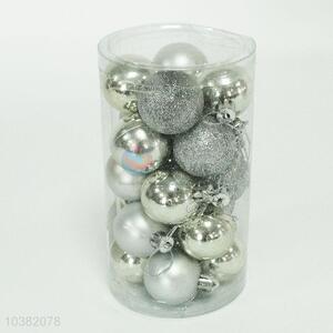 20PCS Christmas Silver Balls Festival Decorations