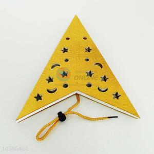 Lovely arrow shaped yellow festival decoration