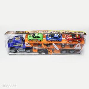 Bottom Price Inertia Drag Head Car Toy Carry 2pcs Sandy Car and 3pcs Racing Car