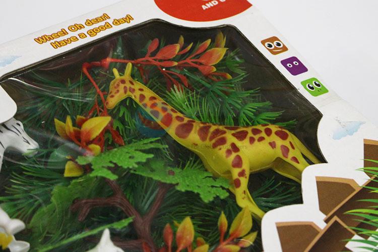 Hot sale plastic forest animal toy mini world animal toy