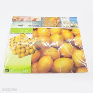 Promotional best fashionable fruit pattern placemat set