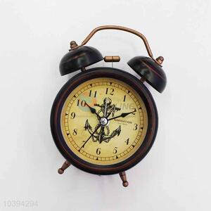 Helm Pattern Iron Alarm Clock/Table Clock