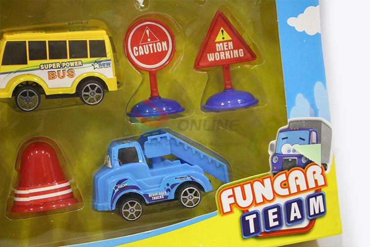 Fashion Style Cartoon Toy Car Set for Kids