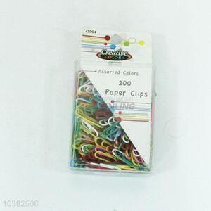 Low price best colorful 200pcs paper clips