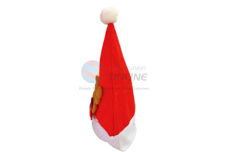 Fashion Design Bowknot Antler Pattern Christmas Hat For Children