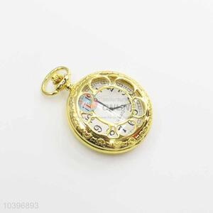 Quartz Movement Skeleton Pocket Watch