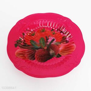 Low price classical plastic fruit plate