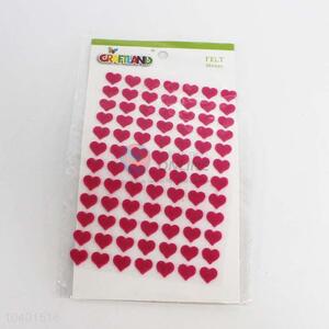 Best selling heat shaped lovely sticker,9.7*18.5cm