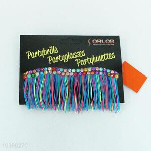 Colorful tassel beautiful party glasses