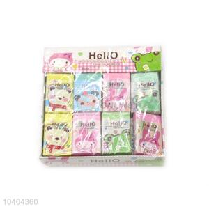 Cute Eraser with Cartoon Wrapping Paper for Student