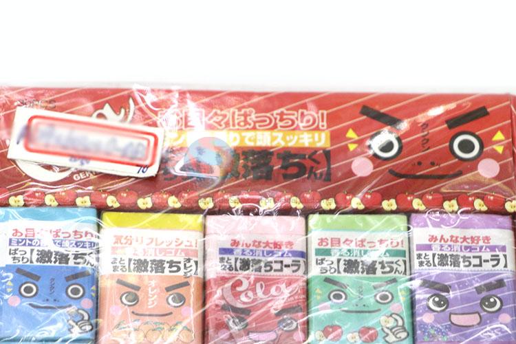 Best Selling Eraser with Cartoon Wrapping Paper for Student