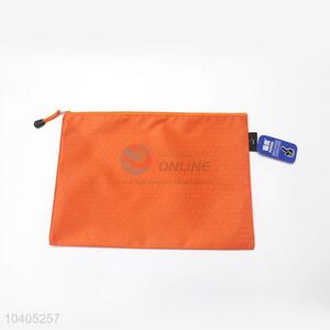 Promotional Custom Logo Imprint Waterproof Oxford Polyester Zipper File Folder Bag Document Bag for A4