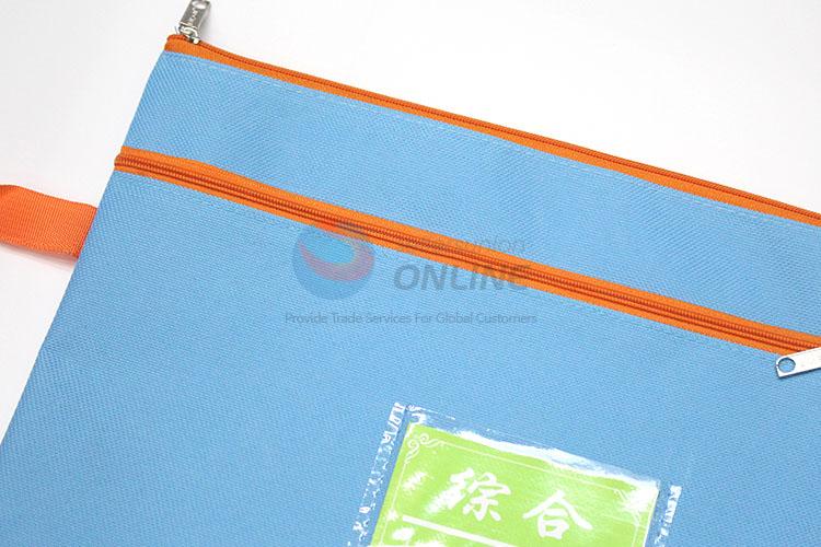 Waterproof Nylon Zipper Bag A4 Document Zipper File Folder Bag