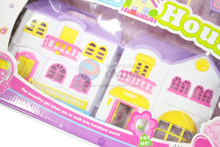 Good Sale Dream House Villa Model Fancy Toy With Music And Light