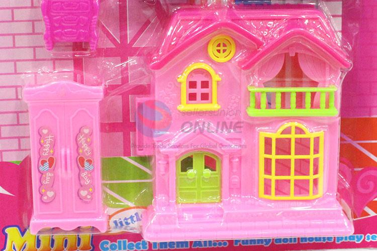 Doll House with Furniture Play Set Toy for Promotion