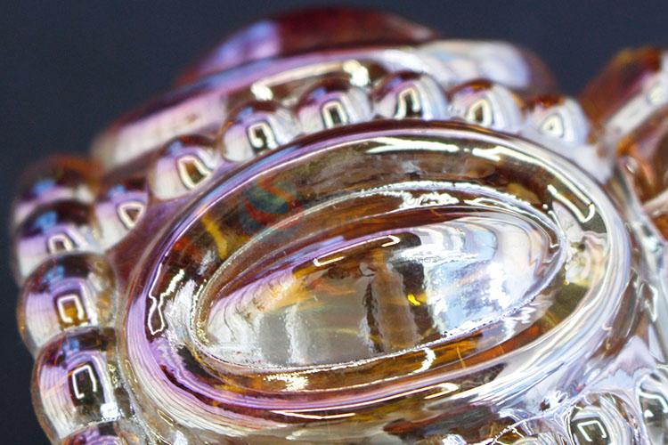 Glass honey pot glass jar glass candy jar