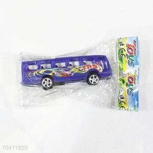 Factory Export Plastic Toy Pull-back Bus Kids Toy